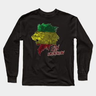 Zion Rastafarian Long Sleeve T-Shirt